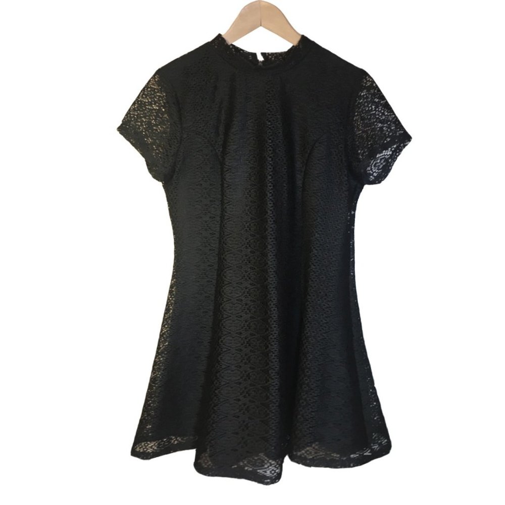 Zara Black Lace Dress
